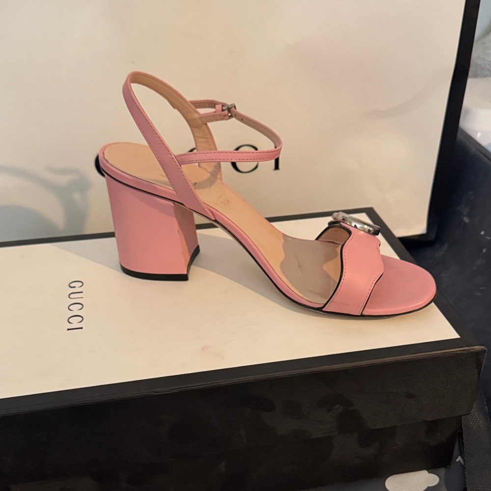 Pink GUCCI sandal - Picture 3 of 4